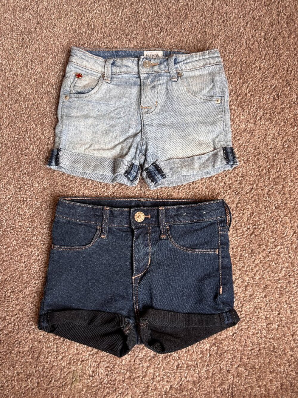 Denim Shorts Bundle Size 5/6 Light and Dark Wash Hudson H&M